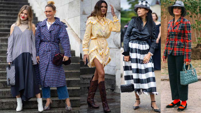 On the street at Paris Fashion Week Spring 2020. Photos: Chiara Marina Grioni/Fashionista (3); Imaxtree