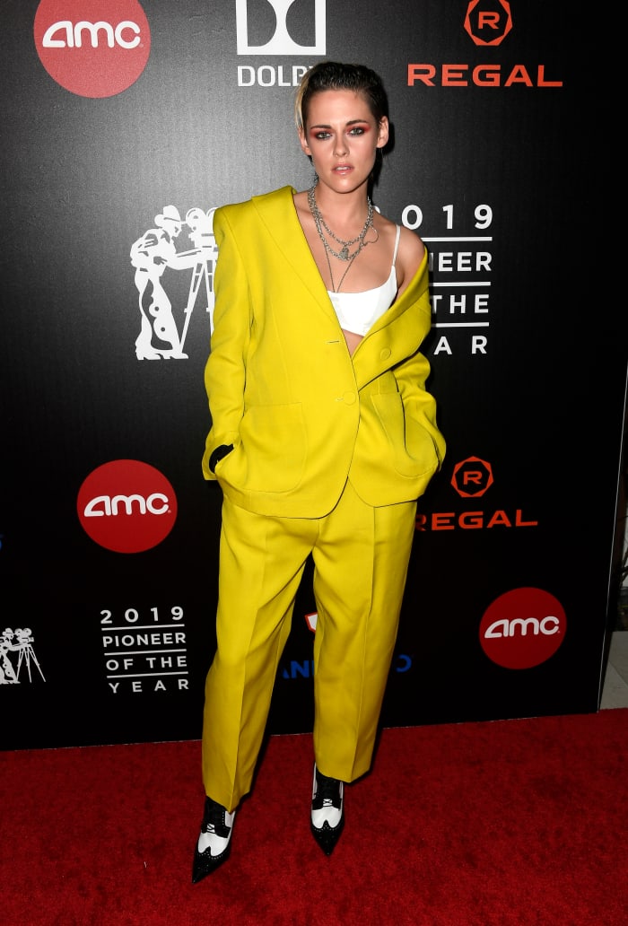 Kristen Stewart in Petar Petrov at the 2019 Will Rogers Annual Pioneer Dinner Honoring Elizabeth Banks in Beverly Hills, California. Photo: Frazer Harrison/Getty Images