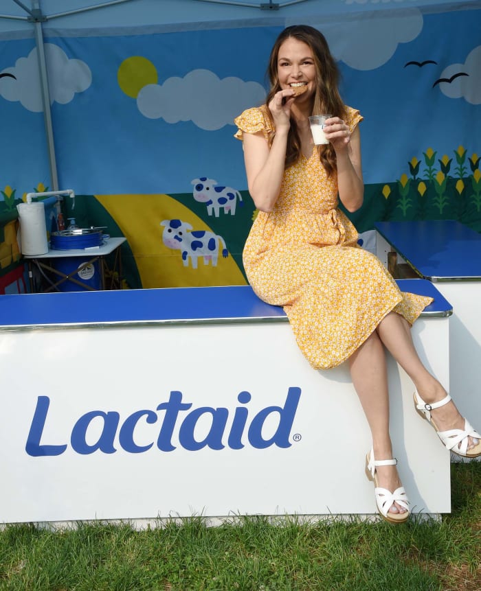 "I was joking about smoothies, but literally the last time I went to Marshalls, I had a smoothie." Photo: Michael Simon/Courtesy of Lactaid