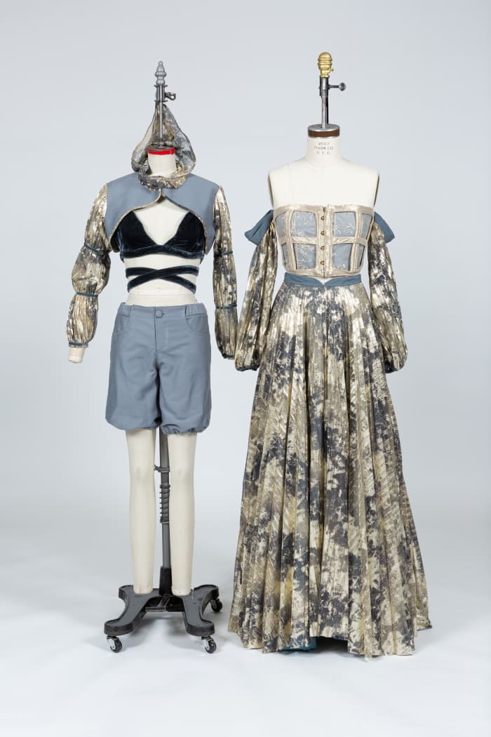 Contemporary garments designed for Jasmine from 'Aladdin' by FIT fashion design student Annette Stone. Photo: Courtesy of FIT
