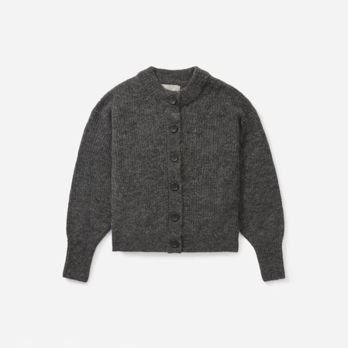 Everlane The Cropped Alpaca Cardigan, $100, available here.