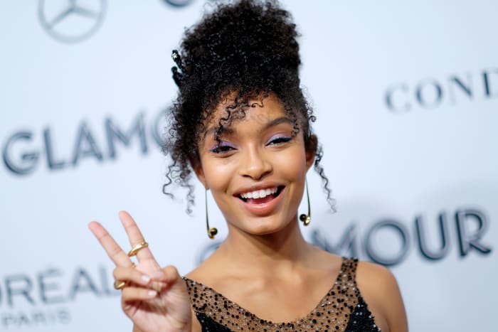 Yara Shahidi at the 2019 "Glamour" Women Of The Year Awards in New York City. Photo: Dimitrios Kambouris/Getty Images for Glamour