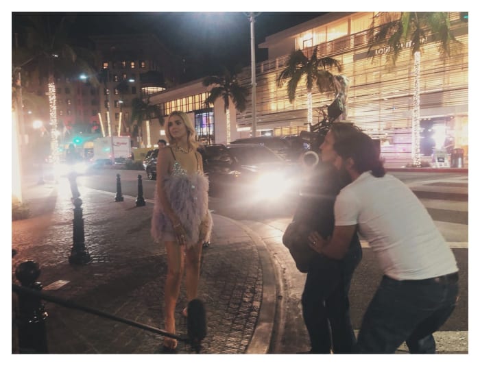A scene from 'Chiara Ferragni Unposted.' Photo: Courtesy of © Chiara Ferragni: Unposted/Amazon Prime Video