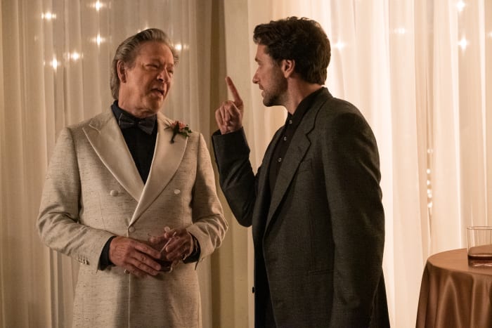 Jerry (Chris Cooper) and Lloyd (Matthew Rhys). Photo: Lacey Terrell/Courtesy of Sony Pictures Entertainment