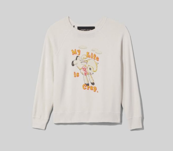 Magda Archer x The Marc Jacobs Sweatshirt, $225, available here.
