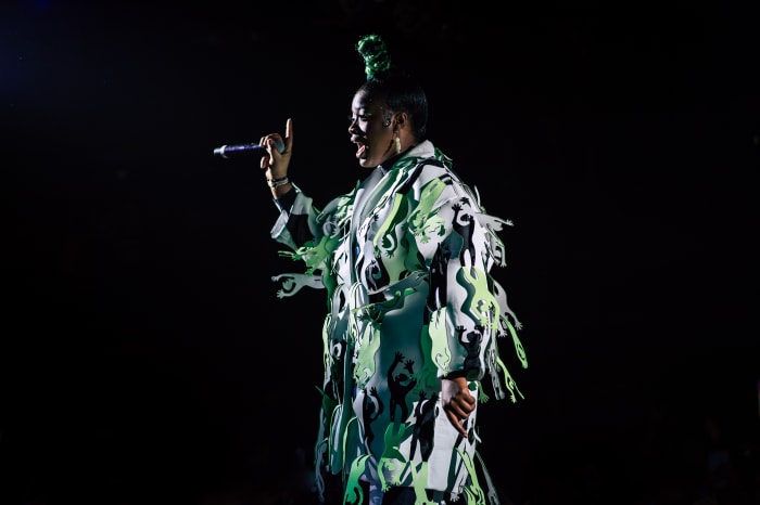 Tierra Whack performs onstage at Whack Factory.