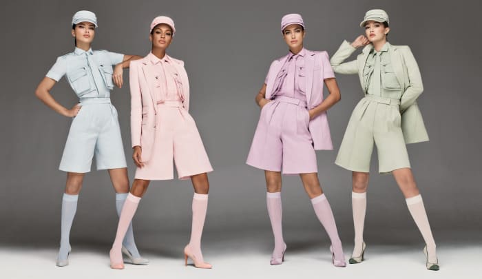 Adriana Lima, Joan Smalls, Irina Shayk and Gigi Hadid for Max Mara Spring 2020