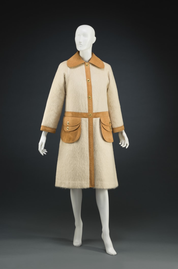 A Bonnie Cashin coat from the 1960s, part of the Cincinnati Art Museum collection.