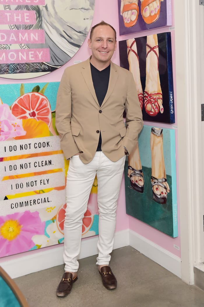 Herning at a dinner hosted by 11 Honoré and Eric Buterbaugh in honor of Ashley Longshore