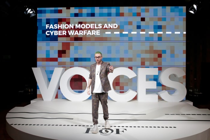 Christopher Wylie at "Business of Fashion'"s Voices. Photo: John Phillips/Getty Images for The Business of Fashion)
