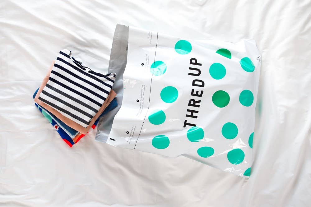 A Thredup recycling kit. Photo: Courtesy of Thredup