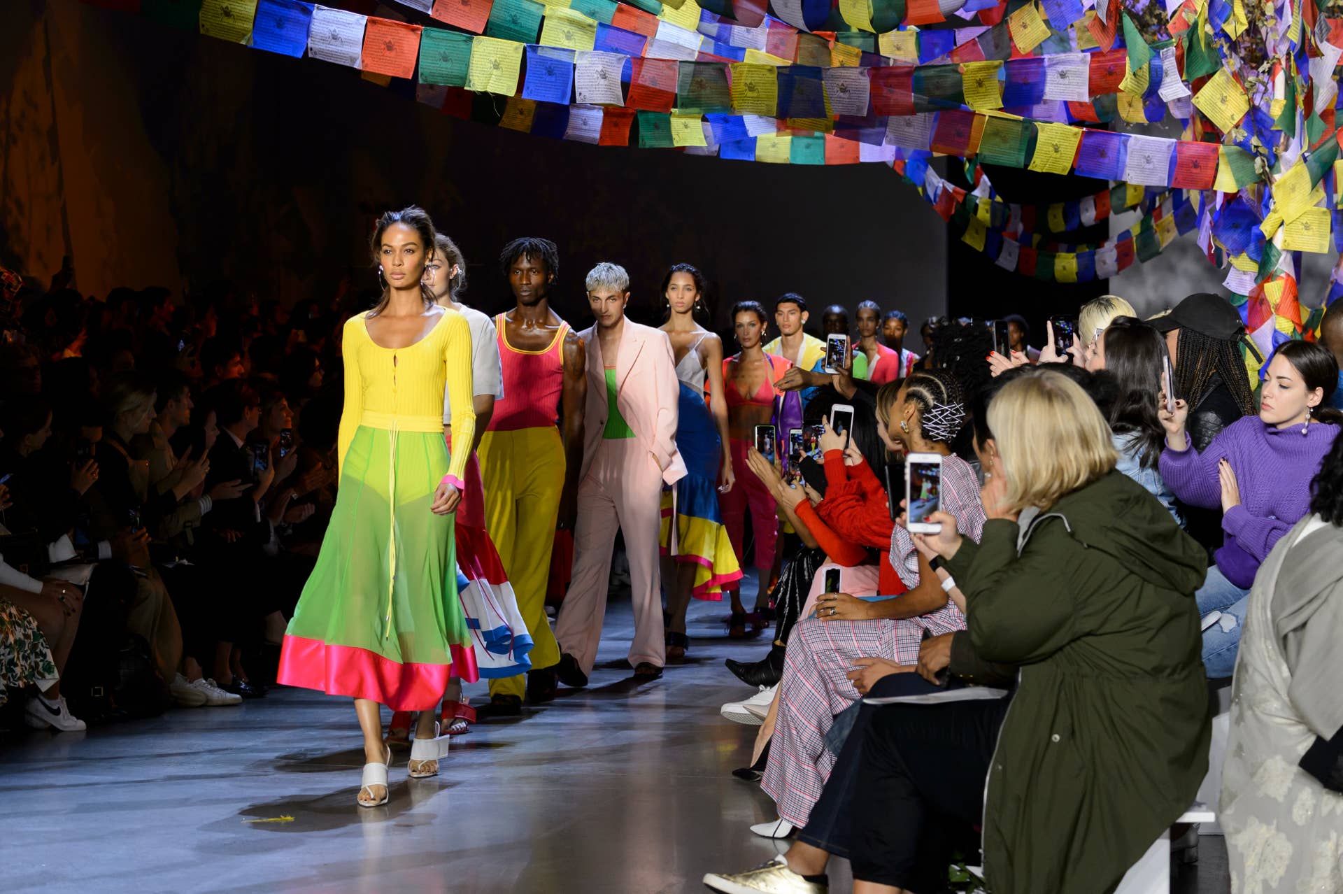 Looks from Prabal Gurung's Spring 2019 runway show. Photo: Imaxtree 