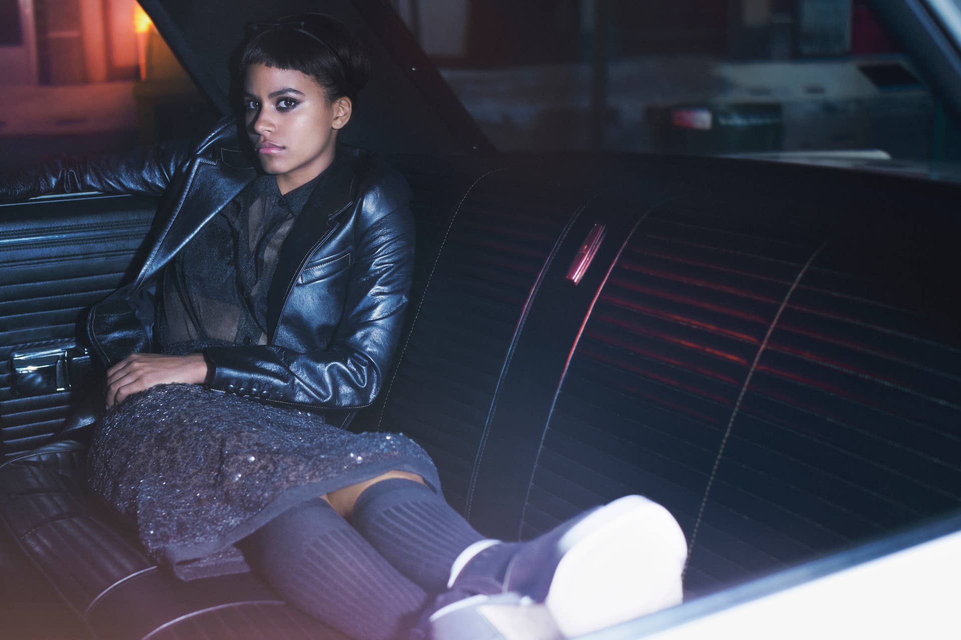 Zazie Beetz for Miu Miu Spring 2019. Photo: David Sims