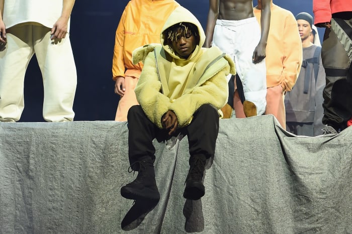 Ian Connor at Kanye West's Yeezy Season 3 presentation. Photo: Dimitrios Kambouris/Getty Images for Yeezy Season 3
