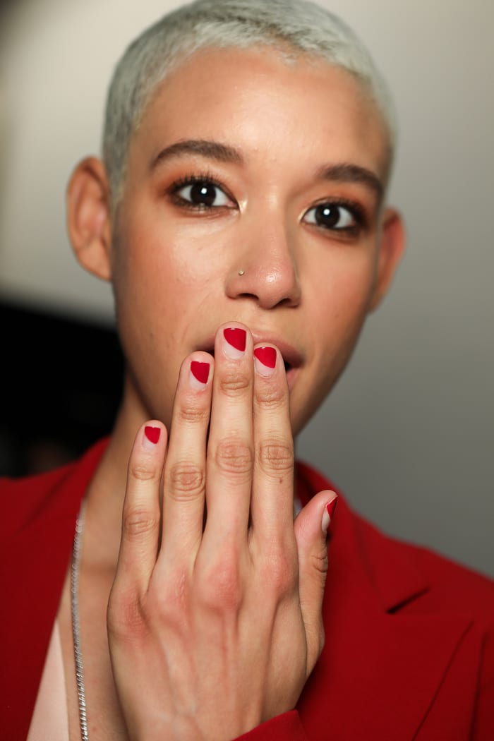 Nos bastidores do Prabal Gurung. Foto: Cortesia de Zoya