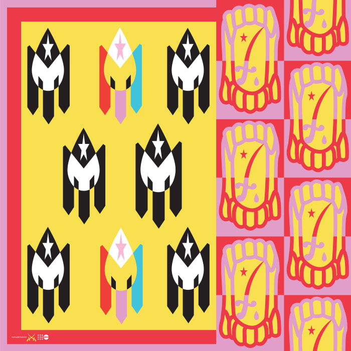 A printed scarf from Natalie B. Coleman's Fall 2019 collection. Photo: Courtesy of Natalie B. Coleman