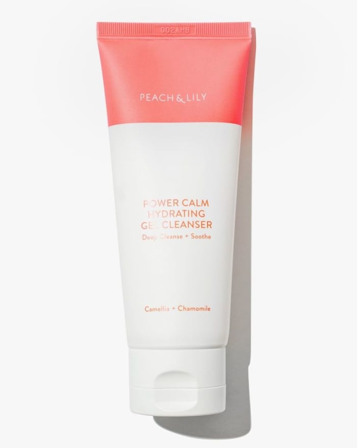 Peach & Lily Power Calm Hydrating Gel Cleanser, $28, available here.