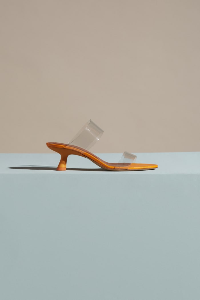 Simon Miller Short Tee Heel, $390, available here.