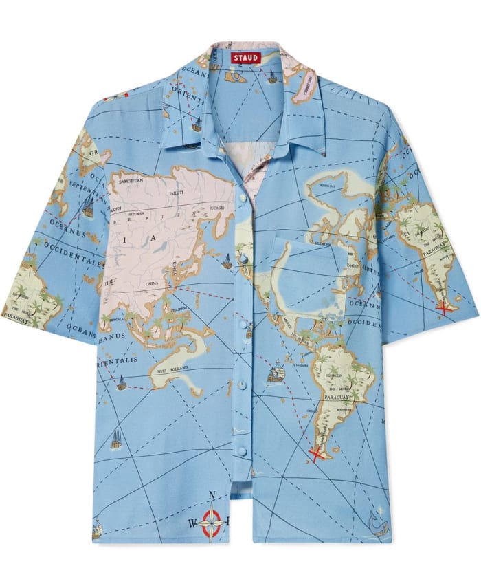 The Map-Print Shirt Alyssa Will Wear on her (Imaginary) Summer Travels ...