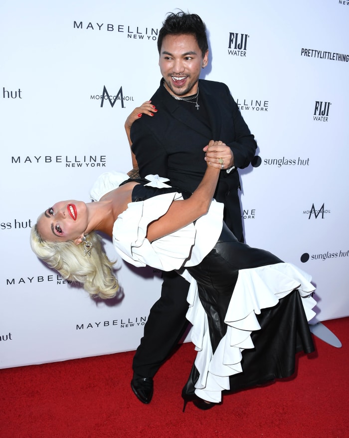Lady Gaga and Frederic Aspiras at The Daily Front Row's 5th Annual Fashion Los Angeles Awards in Beverly Hills, California. Photo: Steve Granitz/WireImage