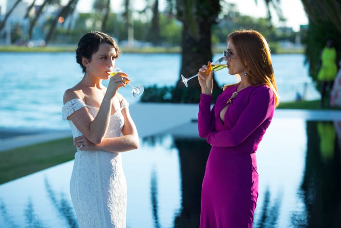 Stefania LaVie Owen as Heather and Isla Fisher as Minnie in "The Beach Bum." Photo: Courtesy of Neon
