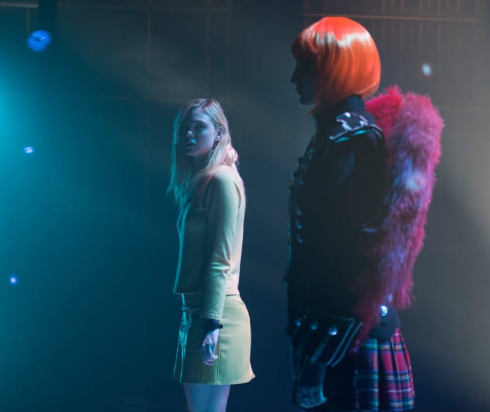 Violet faces off with Angel (Tamara Ronchese) for her second audition. Photo: Parisa Taghizadeh/Courtesy of Violet Dreams Ltd