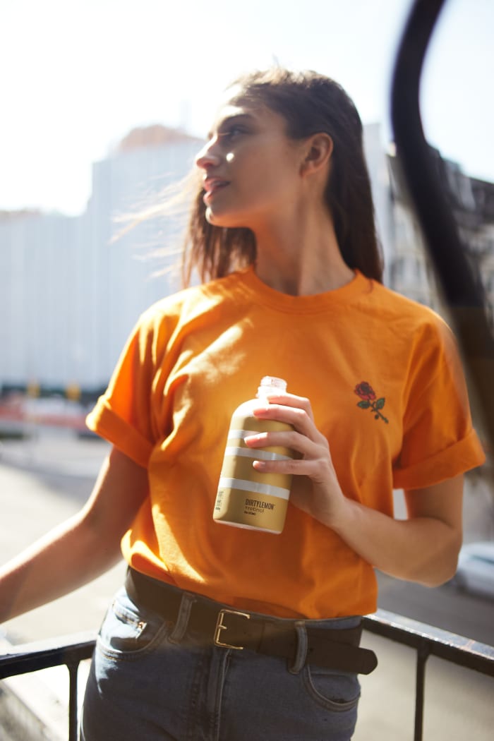 Dirty Lemon's +retinol drink. Photo: Courtesy of Dirty Lemon