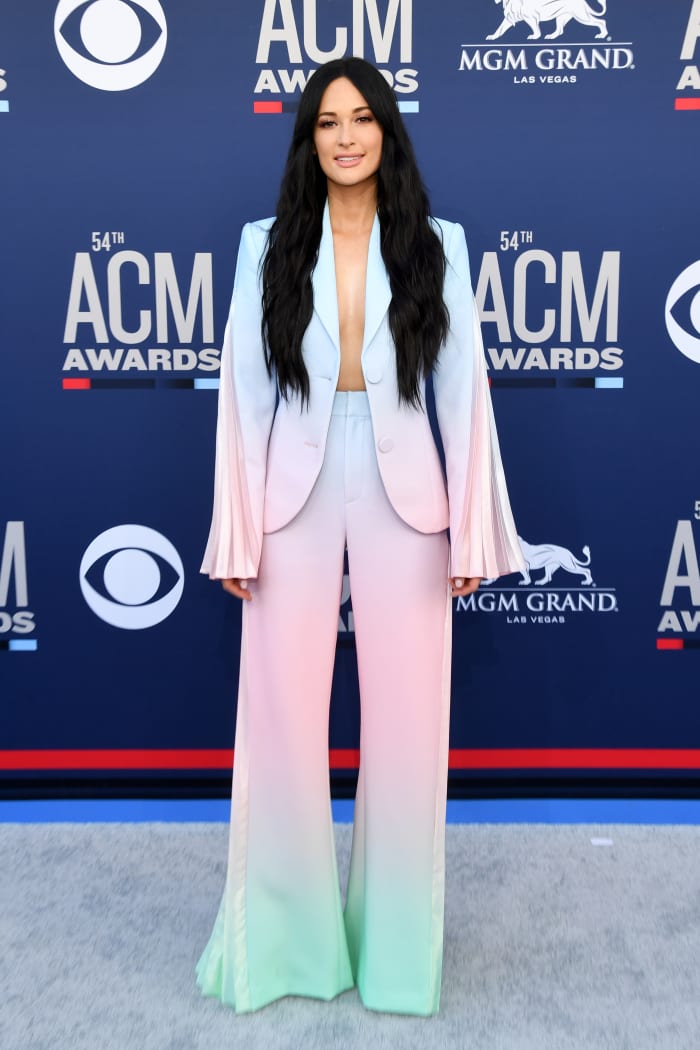 Kacey Musgraves in Christian Cowan at the 54th Academy Of Country Music Awards in Las Vegas, Nevada. Photo: Ethan Miller/Getty Images