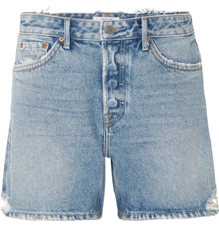 Grlfrnd Jourdan Distressed Denim Shorts, $158, available here.