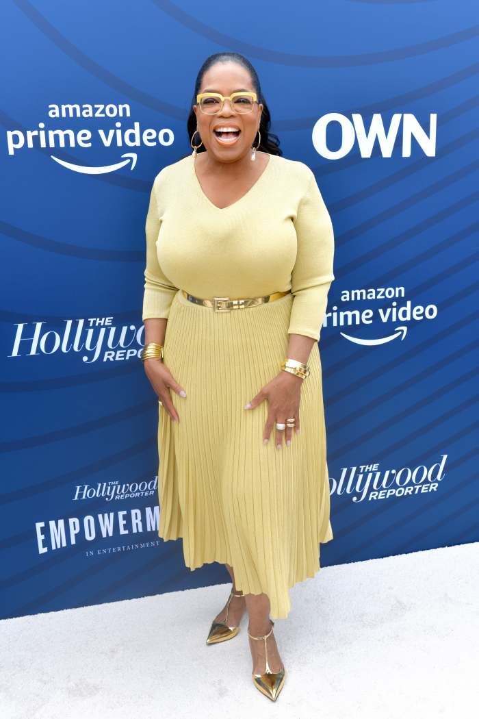 Oprah Wears All Gold Everything, As Oprah Should Fashionista