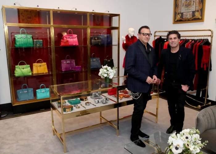 What Goes Around Comes Around co-founders Seth Weisser and Gerard Maione. Photo: Astrid Stawiarz/Getty Images