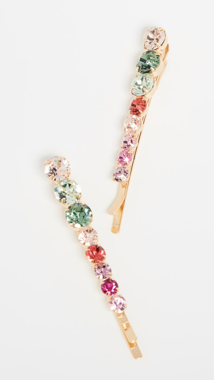 Lelet NY Convex Multi Crystal Pin Set, $148, available here.