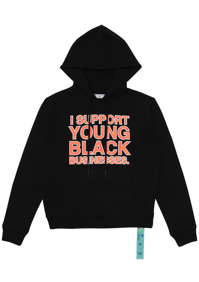 Off-White ISYBB Black Hoodie, $440, available here.