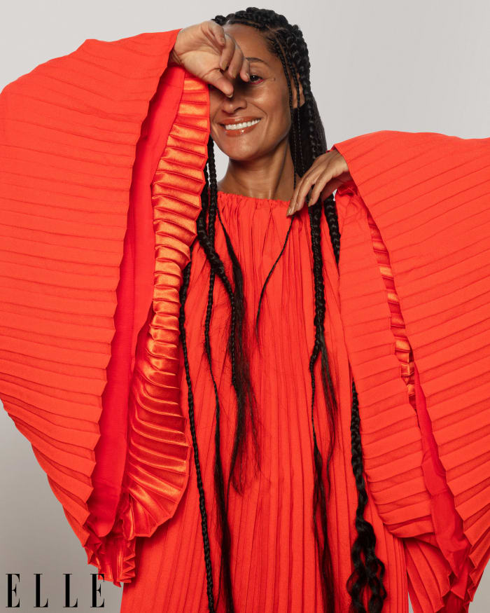 Tracee Ellis Ross in Hanifa, styled by Shiona Turini for Elle's The State of Black Beauty