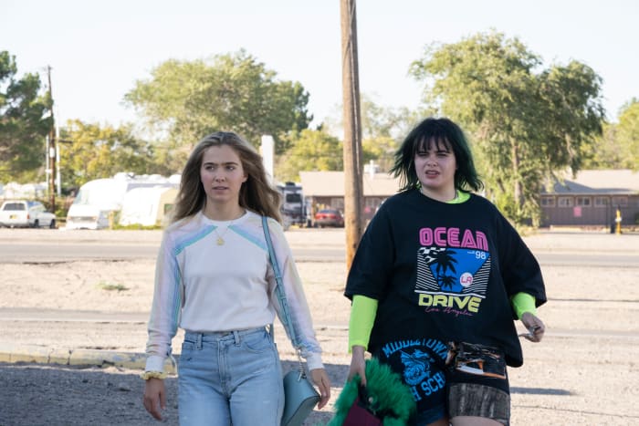 Veronica and Bailey en route.