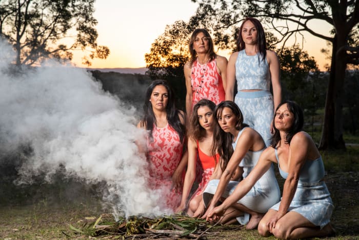 Members of the Firesticks Alliance wearing PH5's Spring 2021 collection.
