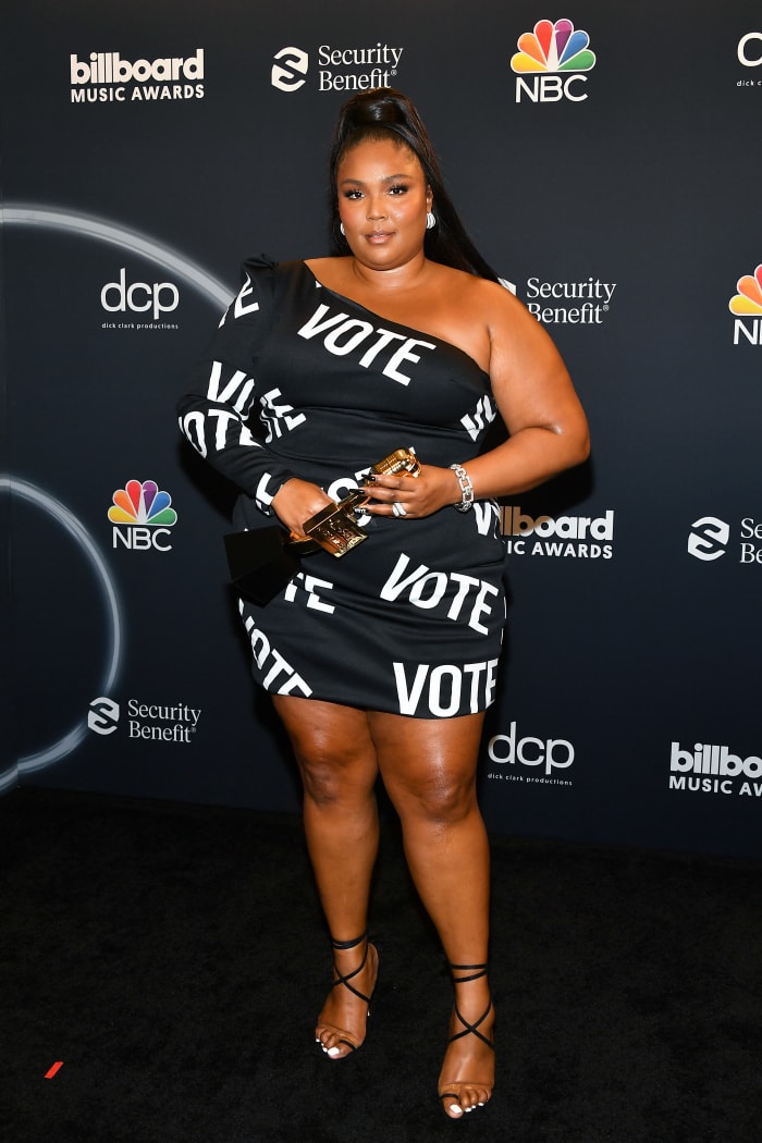 Lizzo in Christian Siriano at the 2020 Billboard Music Awards