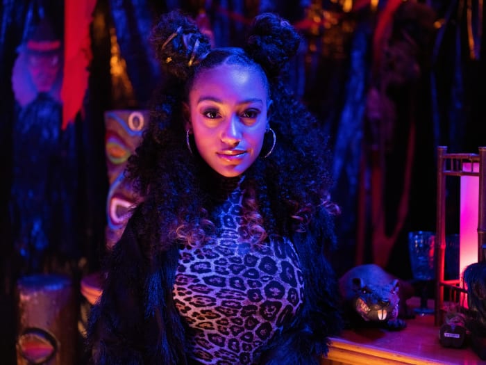 Underwood as Pearl in costume as Scary Spice in 'Little Fires Everywhere.'