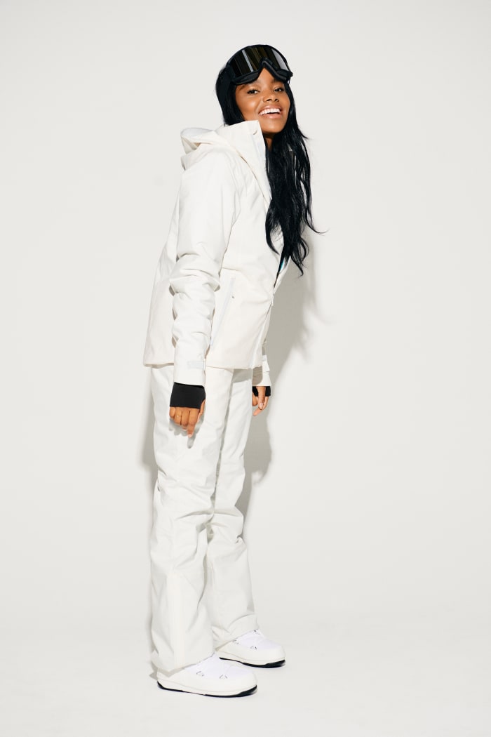 Halfdays' Lawrence Jacket and Alessandra Pant come with PrimaLoft's Eco insulation, which is made from 55% recycled content with 98% thermal efficiency.