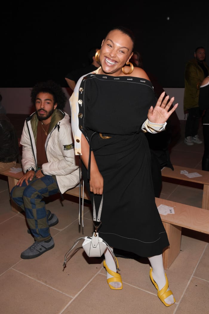 At the Proenza Schouler Fall 2020 show.