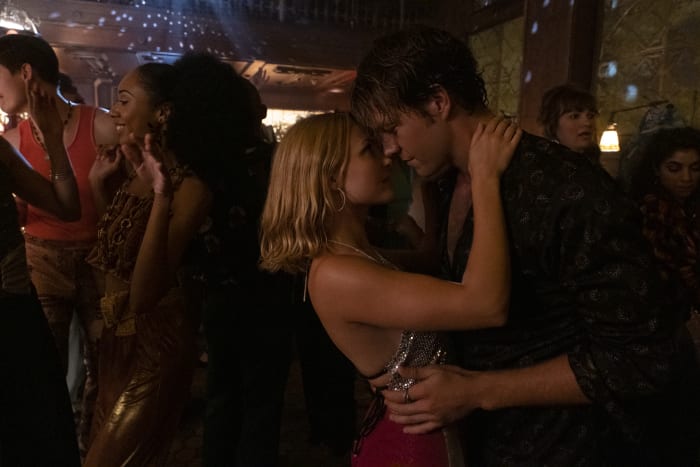 Robb as a college senior Elena, partying it up while studying abroad in Paris.