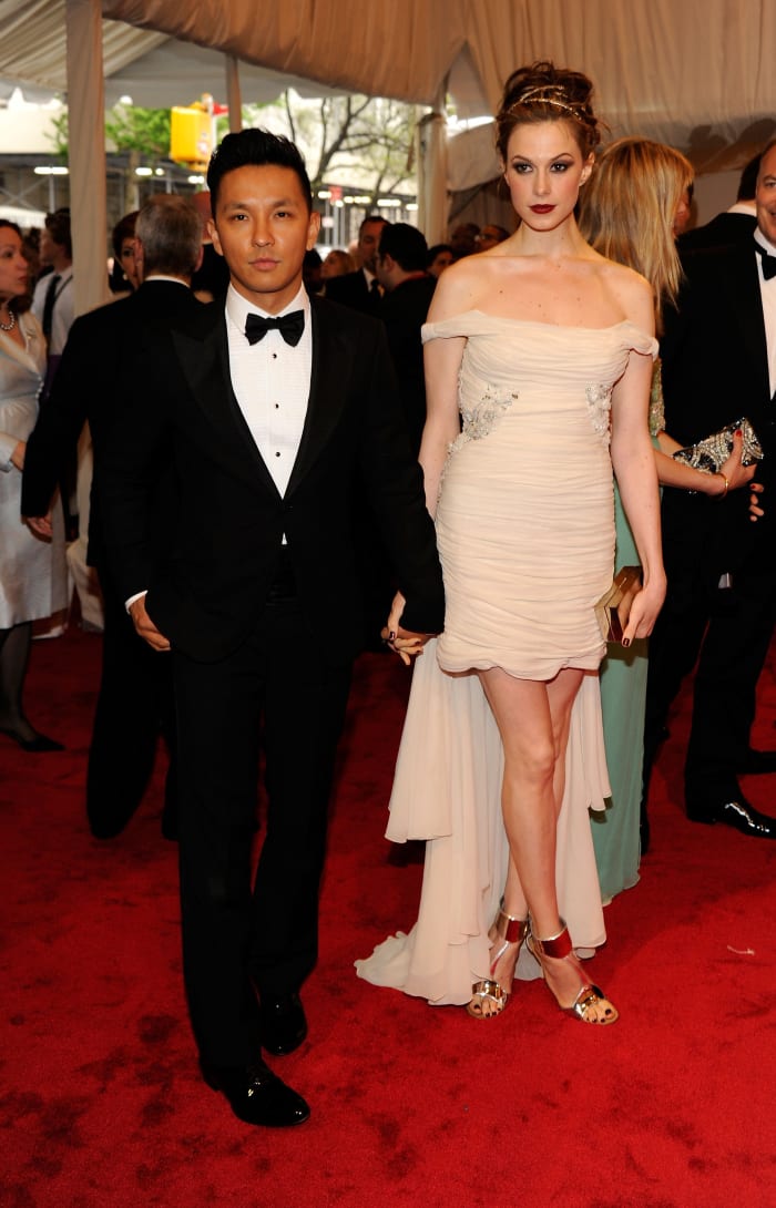 Gurung with Elettra Wiedemann at the 2011 'Alexander McQueen: Savage Beauty' Met Gala.