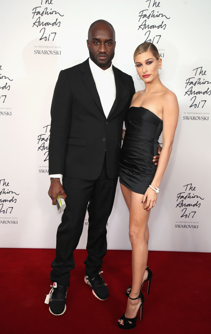 fashion fashion Virgil Abloh and Hailey Bieber.