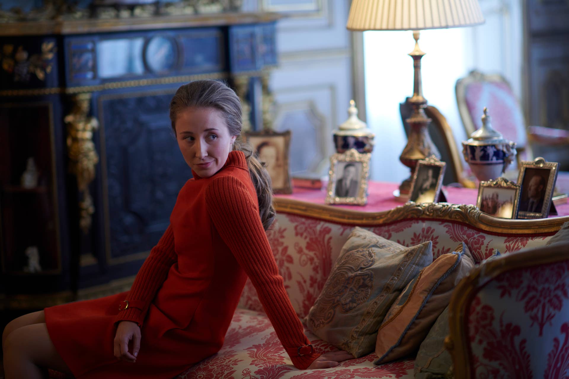 Princess Anne at the palace.
