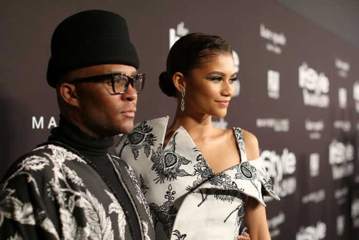 Law Roach and Zendaya at the Fifth Annual InStyle Awards.