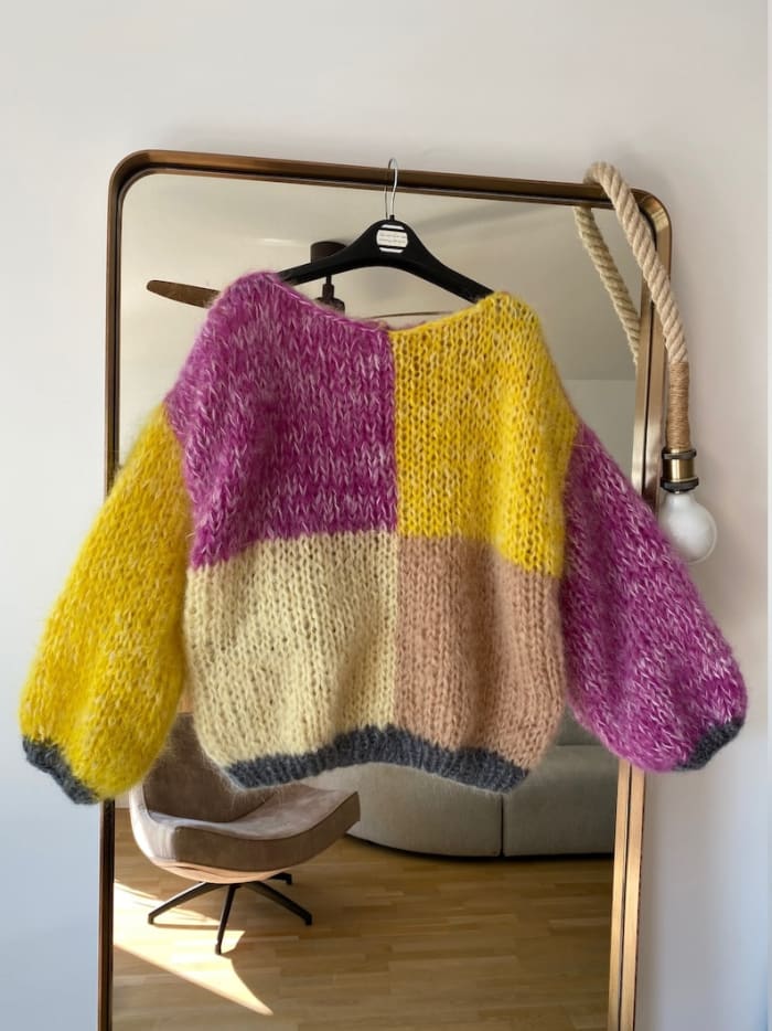 You Had Me At Yarn Chunky Knit Mohair Sweater, $272, available here (size UK 12).