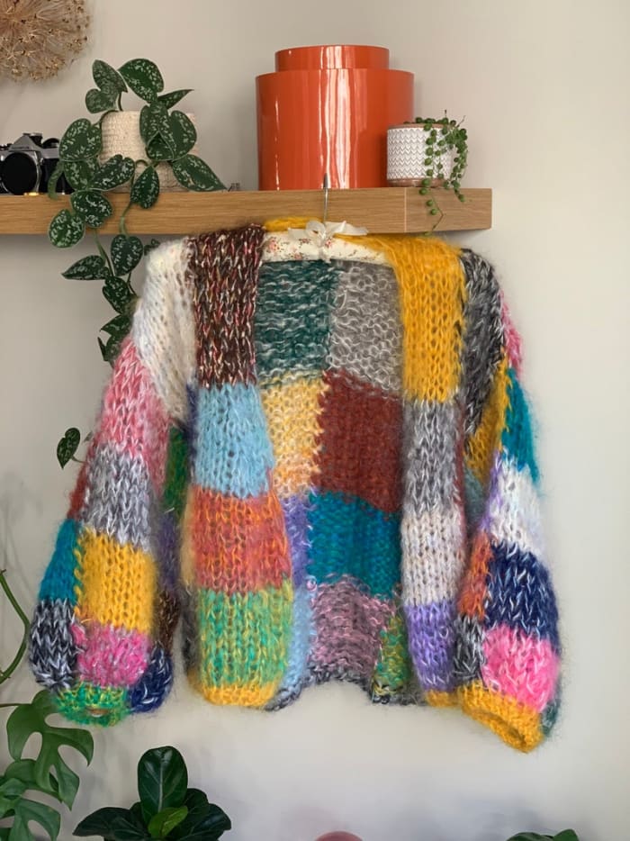 Knittedly Mohair Cardigan, $242, available here (sizes UK 8-14).