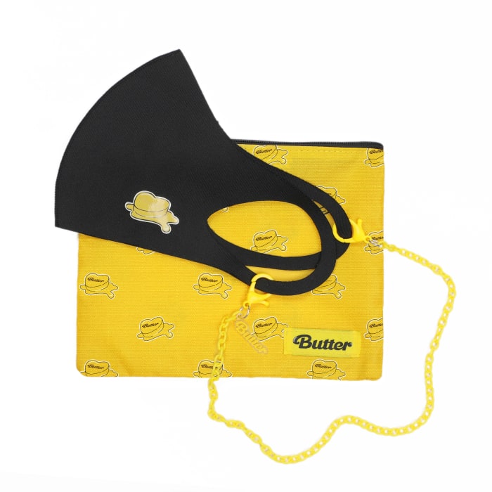 This "Butter" mask, pouch and chain will be part of the upcoming Nordstrom drop.