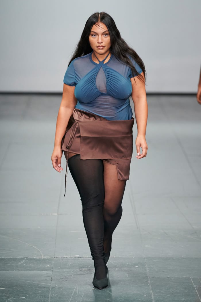 Paloma Elsesser walked many shows this LFW — including Supriya Lele's Fall 2022 runway.
