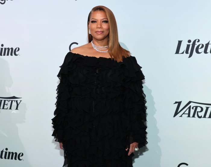 Queen Latifah attends Variety's 2022 Power Of Women at The Glasshouse on May 05, 2022 in New York City